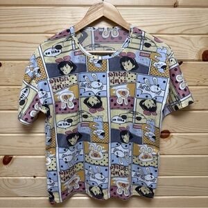 Studio Ghibli Kiki’s Delivery Service All Over Print Tee Women’s Small